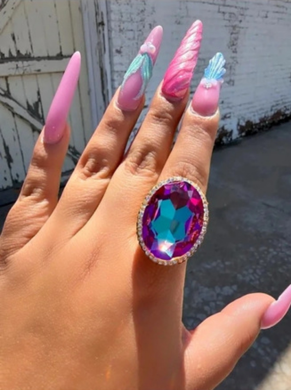 The Mystical Crystal Pave Ring New Adjustable